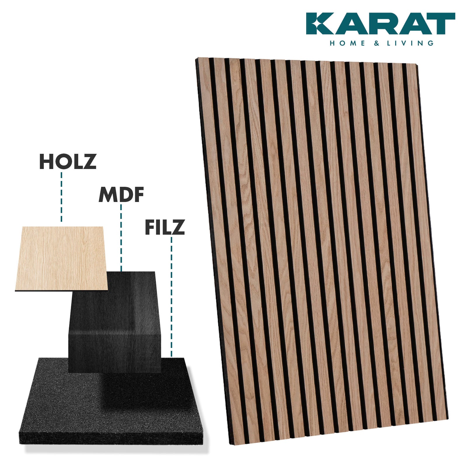 F3_fd-32420 | Red Oak | 60 x 60 cm