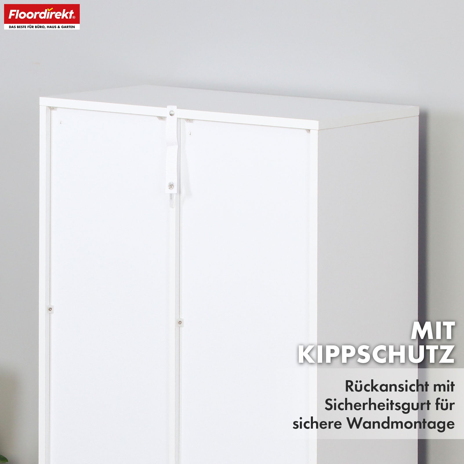 T6_Weiß, 59,6 x 29 x 108 cm, 7 Fächer
