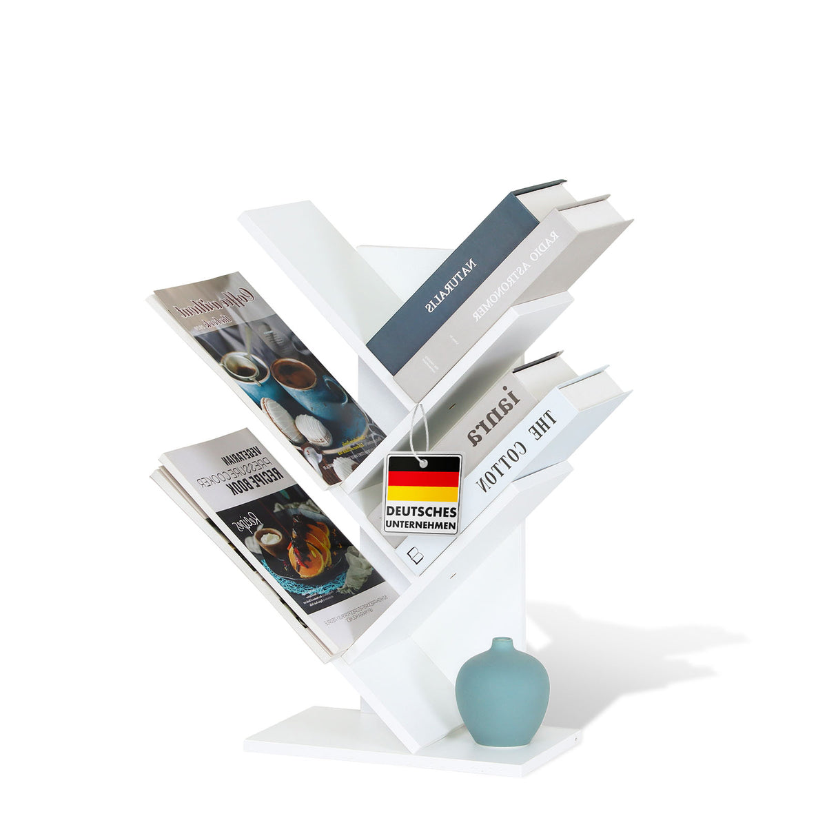 F1_Weiß - 5 Etagen - 30 x 17,2 x 51 cm