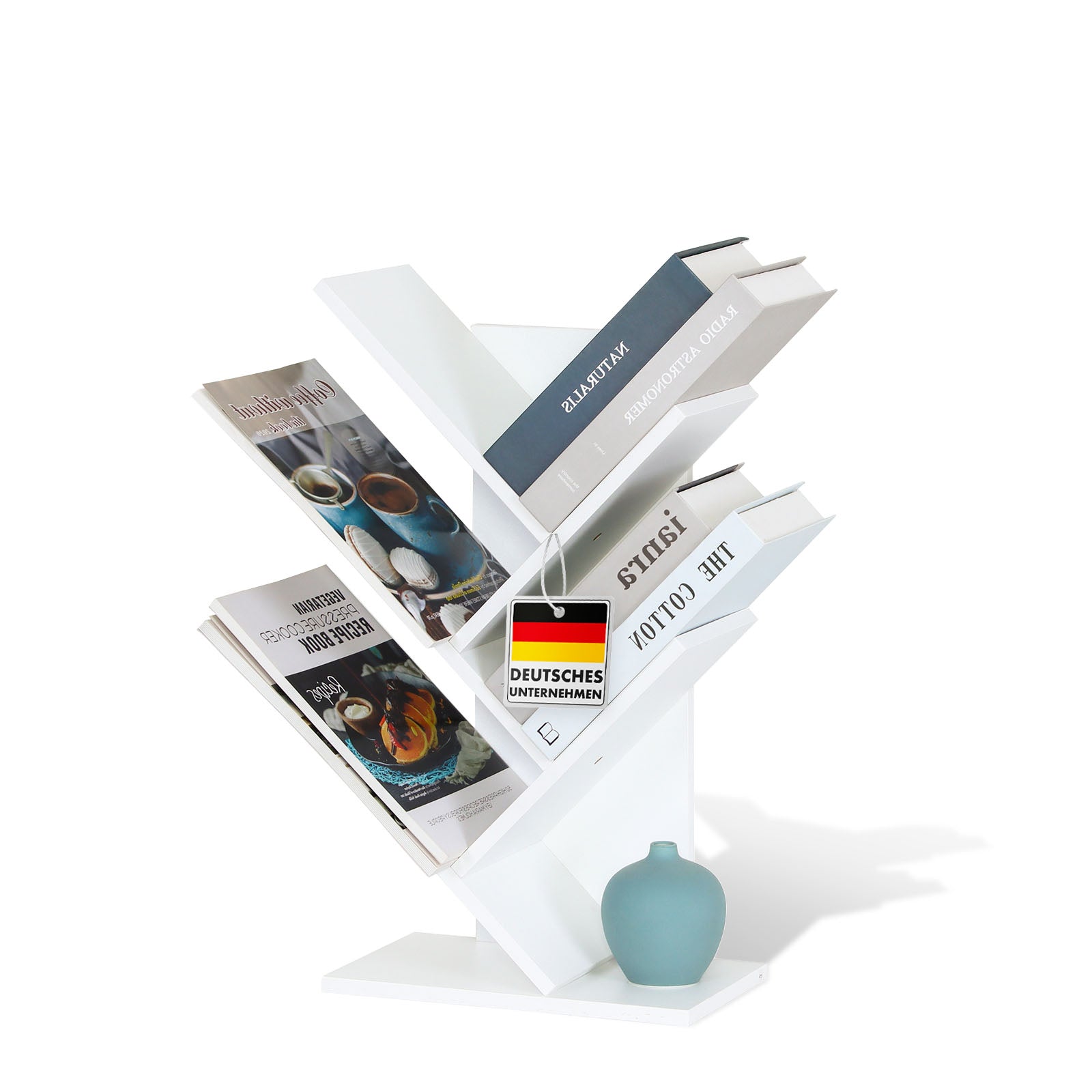 F1_Weiß, 5 Etagen, 30 x 17.2 x 51 cm