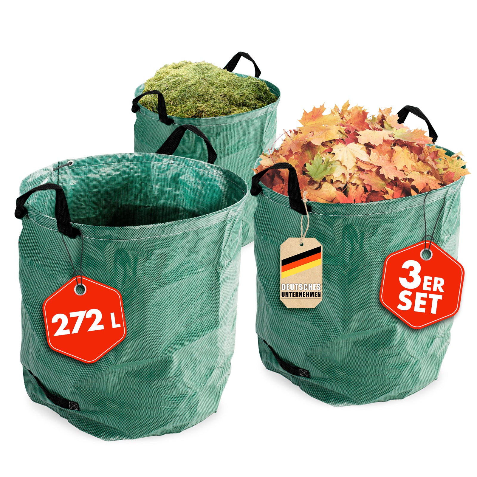 müllsack aufbewahrung Gartenabfallsack 3er Set