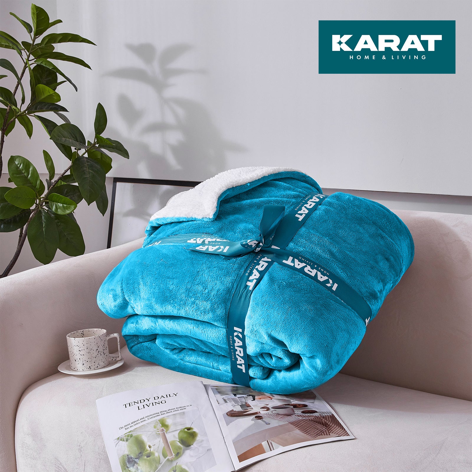 Kuscheldecke Glory | Flauschige Wohndecke