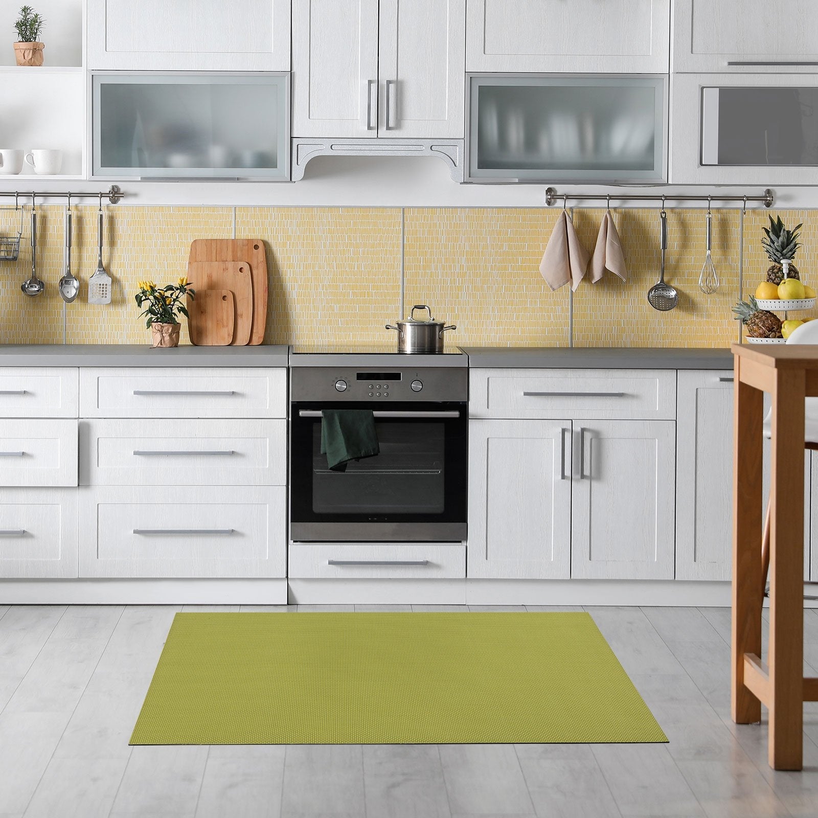 ✂ Vinyl-Küchenläufer | Vinyl Küchenteppich | Pflegeleicht | Unempfindlich