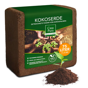 Kokoserde | Blumenerde | Als Block gepresst