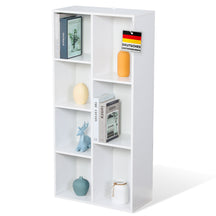 F1_Weiß, 50 x 24 x 106 cm, 7 Fächer