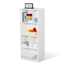 F1_Weiß, 50 x 29 x 121 cm, 6 Fächer