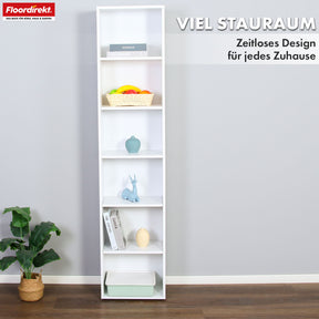 T3_Weiß, 40 x 24 x 178.5 cm (6 Etagen)