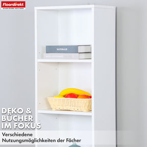 T5_Weiß, 40 x 24 x 178.5 cm (6 Etagen)