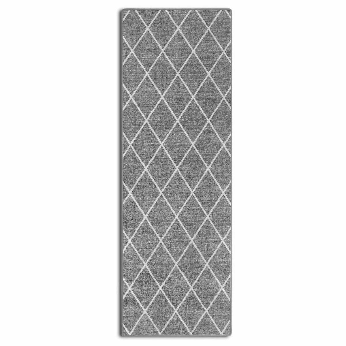 ✂ Teppich-Läufer auf Maß | Cosenza | Modernes Rauten-Design