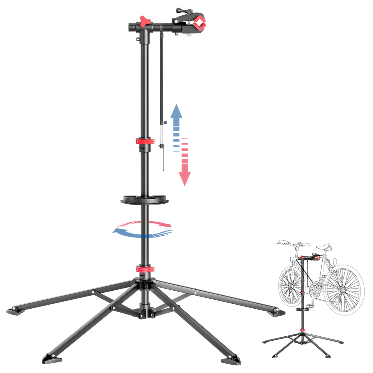 Fahrrad Montageständer | Lois | Höhenverstellbar und individuell anpassbar | Tragkraft bis 30 kg