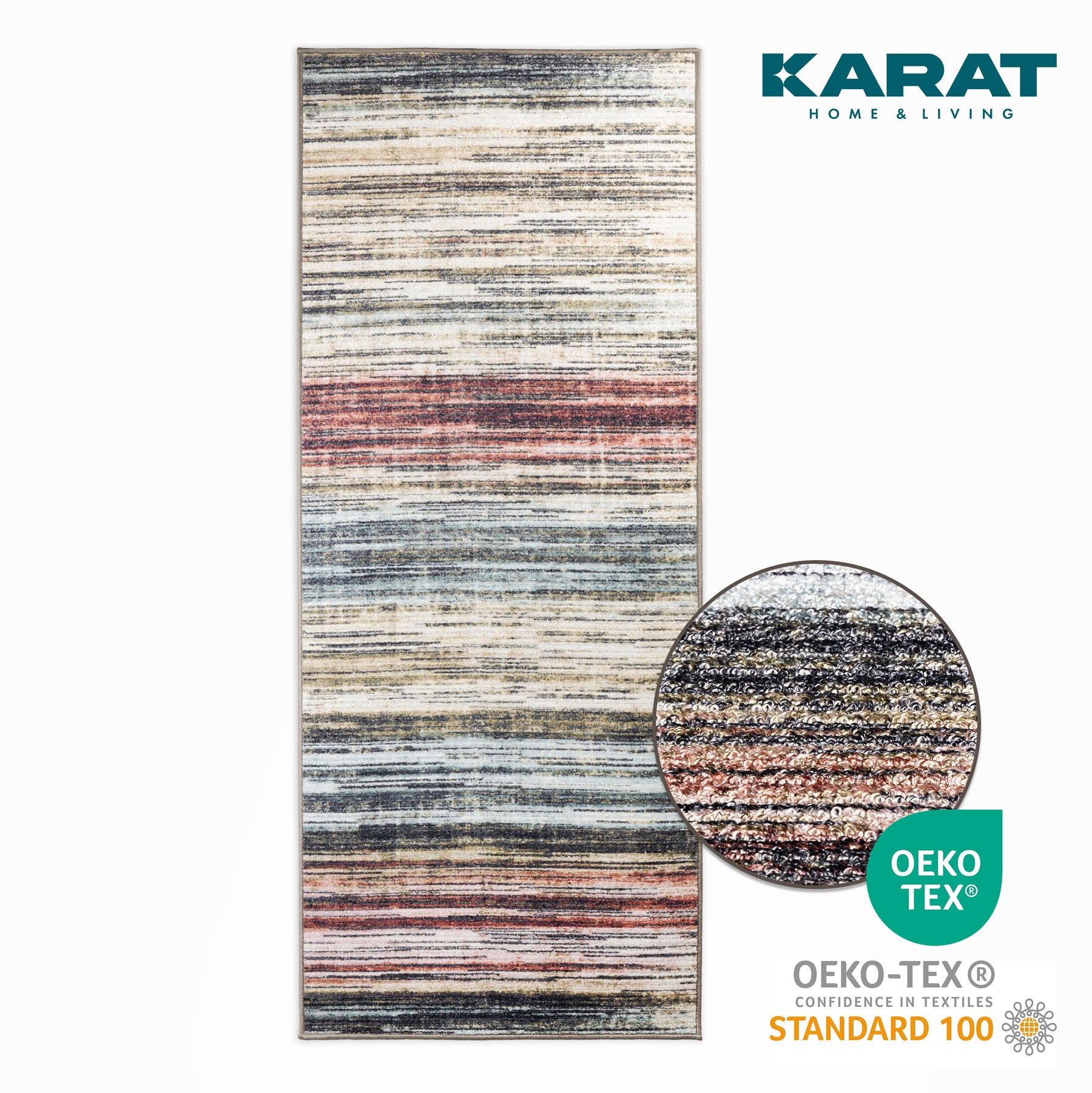 ✂ Teppich-Läufer auf Maß | Cudillero | Moderner Wohnteppich