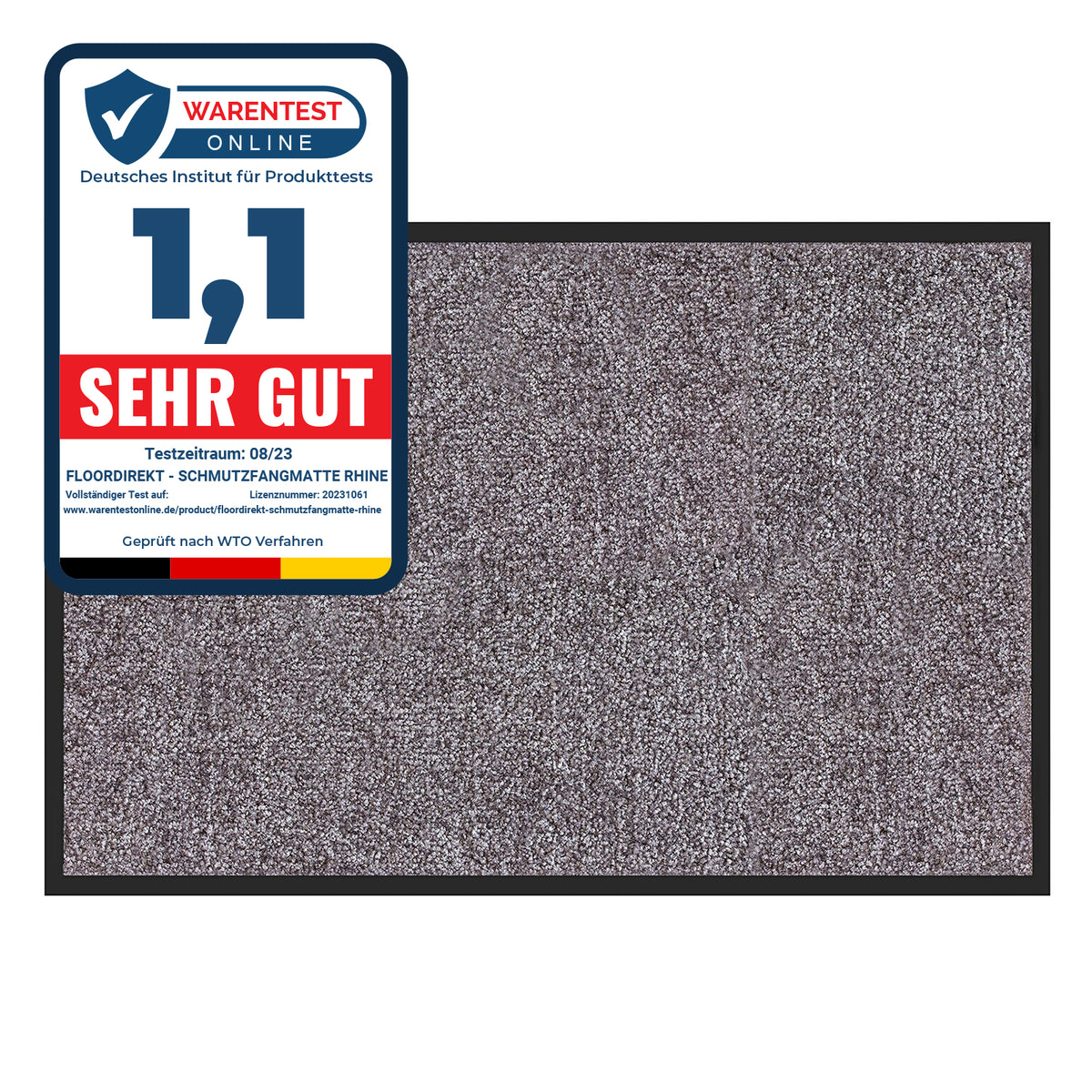 Fußmatte Rhine | Unicolor | — DE Floordirekt Schmutzfangmatte Für Innen & Außen