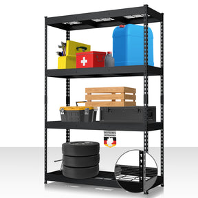 F1_Schwarz - 180 x 120 x 45 cm - 4 Etagen