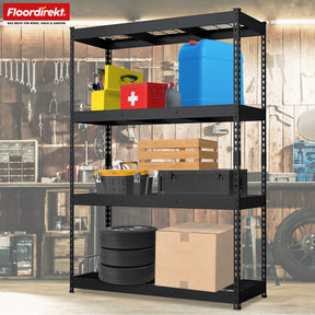 T2_Schwarz - 180 x 120 x 60 cm - 4 Etagen