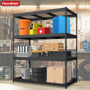 T2_Schwarz - 160 x 150 x 80 cm - 4 Etagen