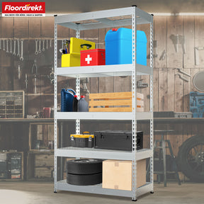 T2_Verzinkt - 180 x 90 x 45 cm - 5 Etagen