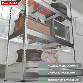 T7_Verzinkt - 180 x 120 x 60 cm - 4 Etagen