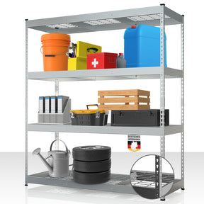 F1_Verzinkt - 180 x 160 x 60 cm - 4 Etagen