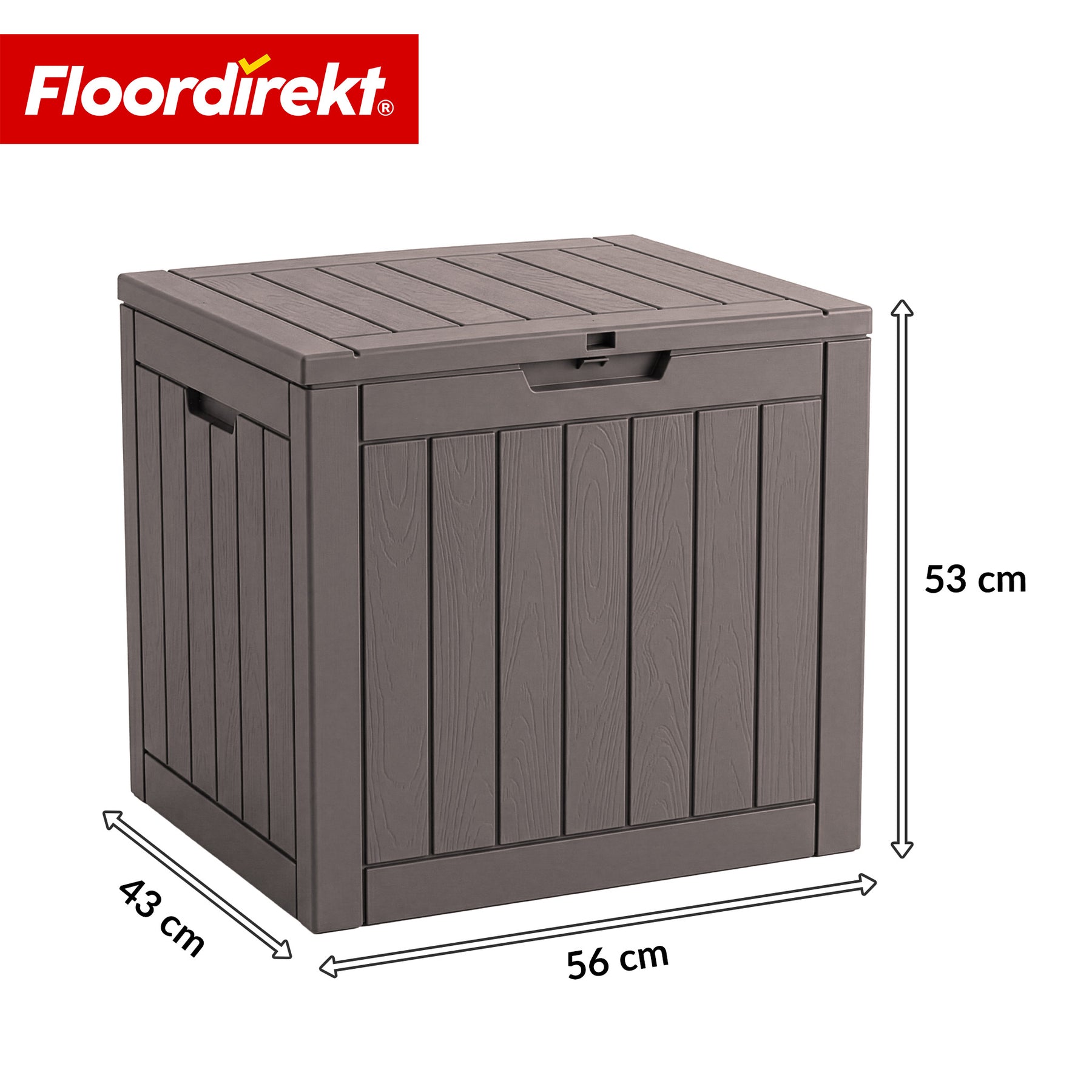 wetterfeste aufbewahrung garten Gartenbox in Holz-Optik