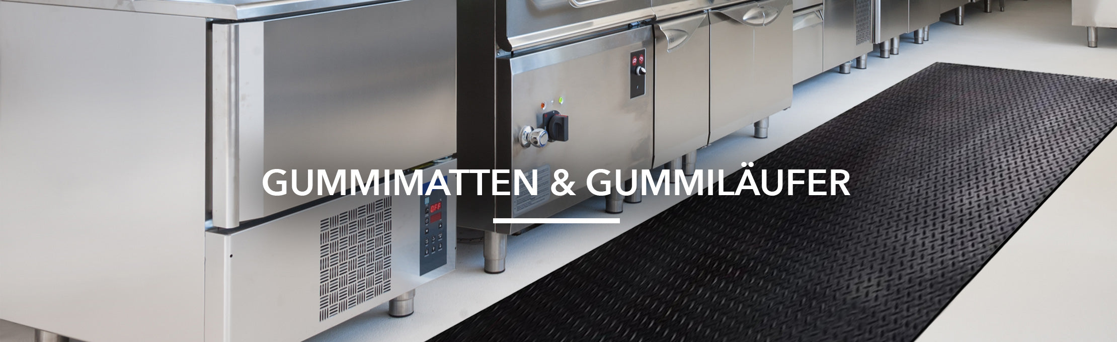 Gummimatte Meterware TPE - Glatt Grau 3mm online kaufen