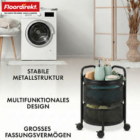 T5_Schwarz - 28 x 28 x 43 cm (3 Etagen)