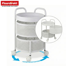 F1_Weiß - 28 x 28 x 43 cm (3 Etagen)