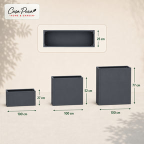 T1_Anthrazit - 100 × 25 × 77 cm