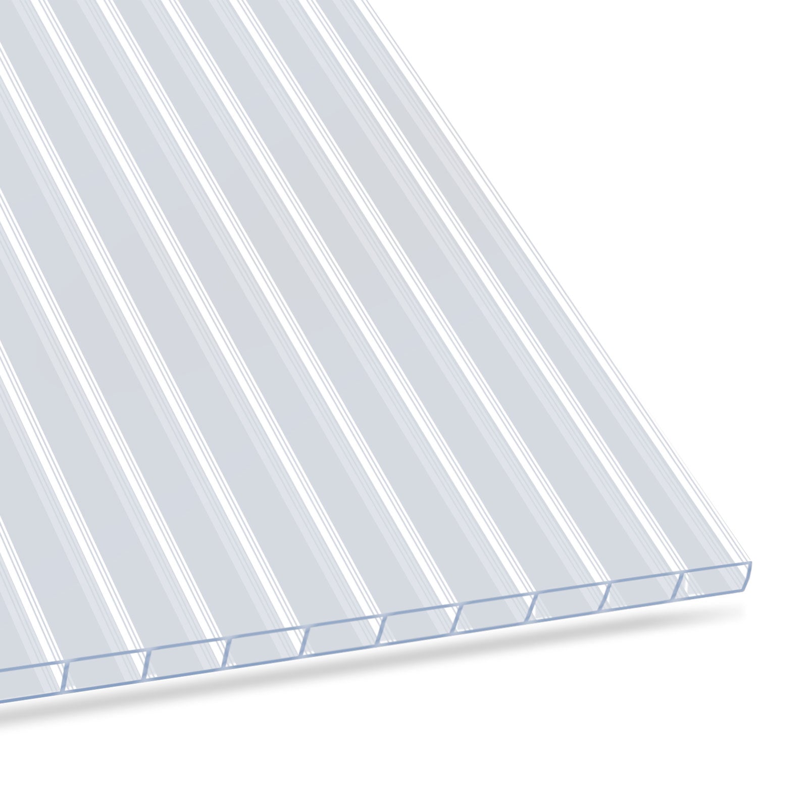 Doppelstegplatte | 60,5 x 121 cm | Polycarbonat | Für Heimwerken & Konstruktion