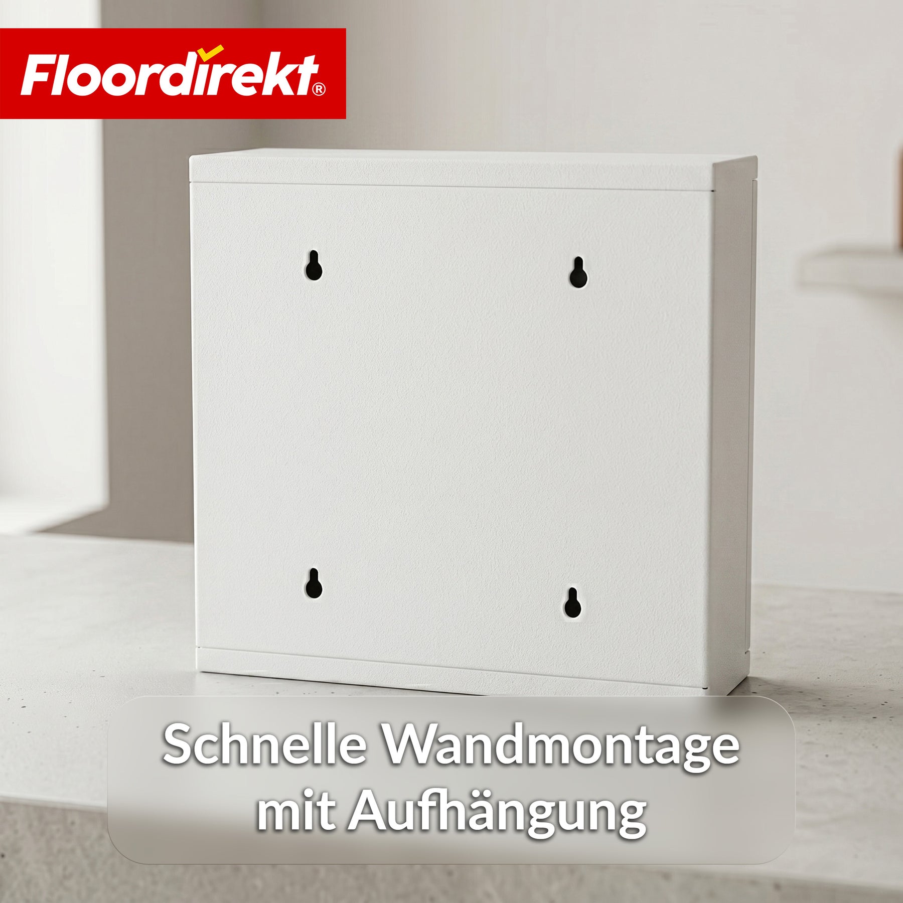 T7_Weiß – 30 x 30 cm (2 Fächer)