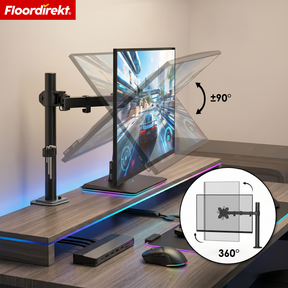 T3_Schwarz - Einarm für 1 Monitor