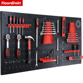 F1_Schwarz / Rot - 3 Platten Set