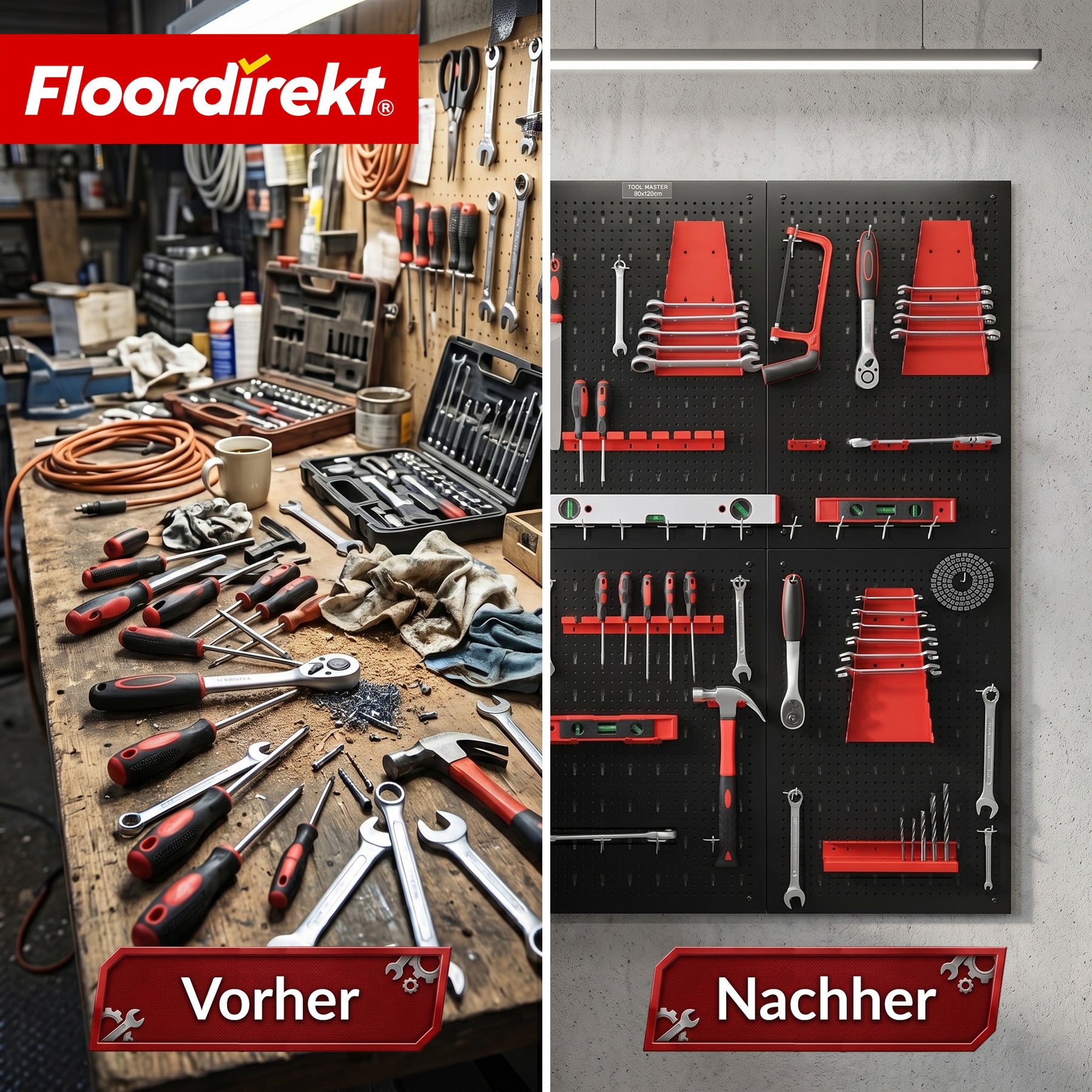 T4_Schwarz / Rot - 4 Platten Set