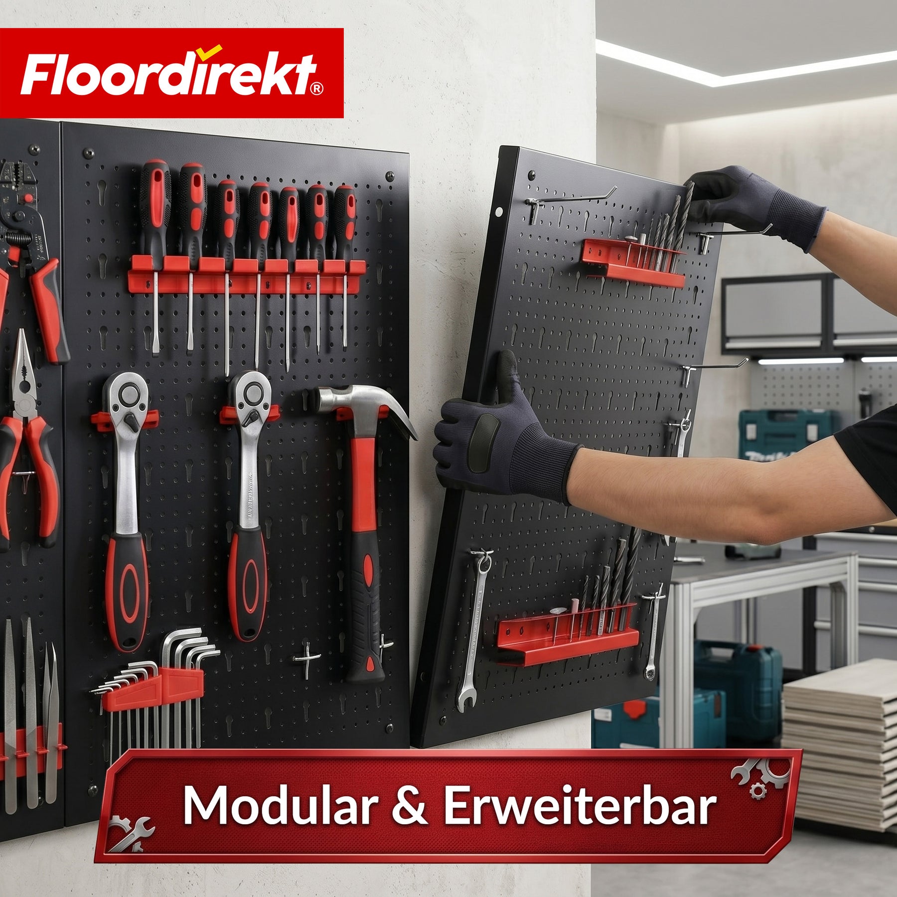 T5_Schwarz / Rot - 5 Platten Set