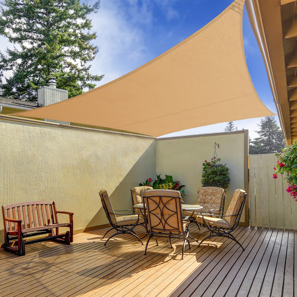 Sonnensegel für Garten und Balkon  Atmungsaktiver Sonnenschutz —  Floordirekt DE