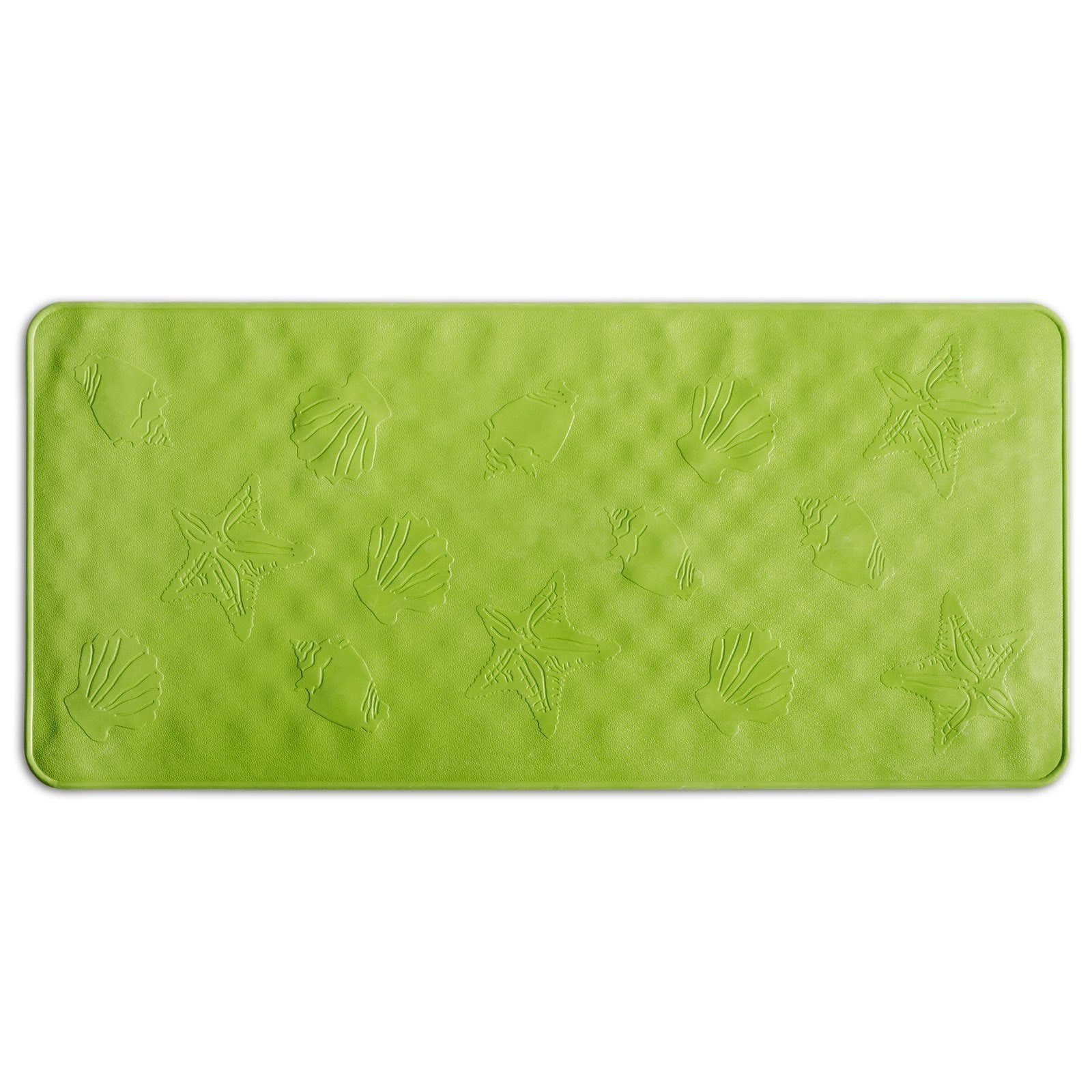 Casa Pura Badewanneneinlage Frida – Rutschfeste Matte Mit Muschel-Design Aus Naturkautschuk (34x74 Cm)