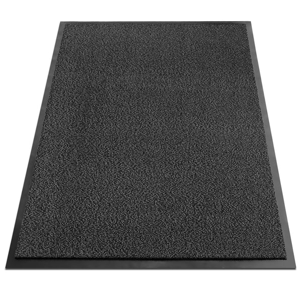 Fußmatte Schmutzfangmatte Azurit, TaraCarpet, rechteckig, Höhe: 6 mm, Flur  Gang Küche waschbar Schmutzfänger Fußabstreifer Anthrazit 040x060
